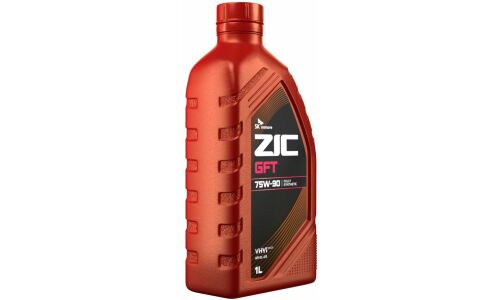 Масло трансмиссионное ZIC GFT 75w90, синтетическое, API GL-4/GL-5/MT-1, для МКПП и мостов, 1л, арт. 132629