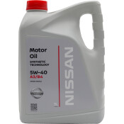 Масло моторное Nissan Motor Oil 5w40 синтетическое, API SN/CF, ACEA A3/B4, универсальное, 5л, арт. KE900-90042