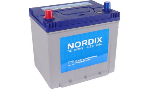 Аккумулятор Nordix 95D23R, 75Ач, CCA 650А, необслуживаемый (распродажа 2024г)