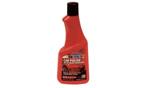 Полироль кузова ABRO Color Car Polish, для восстановления яркости лакокрасочного покрытия красных автомобилей, бутылка 473мл, арт. AB-301-RD