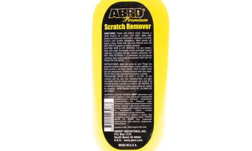 Полироль кузова ABRO Premium Scratch Remover, для удаления царапин с лакокрасочного покрытия, бутылка 240мл, арт. SR-800