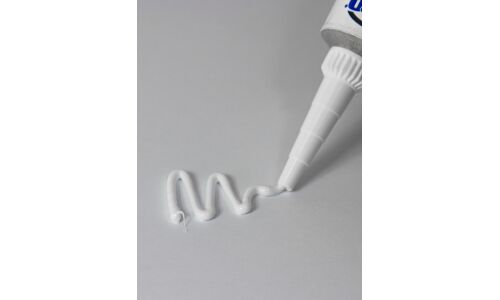 Герметик-прокладка ABRO White RTV Silicone Gasket Maker, силиконовый, белый, туба 85г, арт. 14-AB