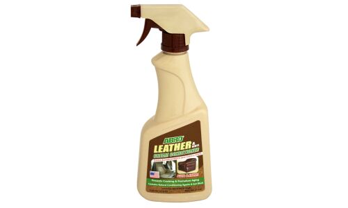 Полироль-кондиционер салона ABRO Leather & Vinyl Cream Conditioner, для кожи и винила, с защитой от УФ-лучей, бутылка с триггером 472мл, арт. LC-536