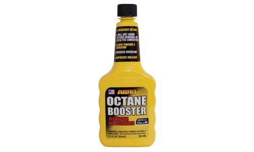Октан-корректор ABRO Octane Booster, присадка в бензин, бутылка 354мл, арт. OB-506