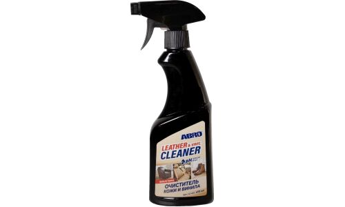 Очиститель салона ABRO Leather & Vinyl Cleaner, для кожи и винила, от грязи и жира, бутылка с триггером 473мл, арт. LC-472