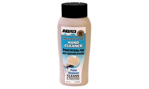 Очиститель для рук ABRO Hand Cleaner, для удаления краски, бутылка 532мл, арт. HC-003-PR