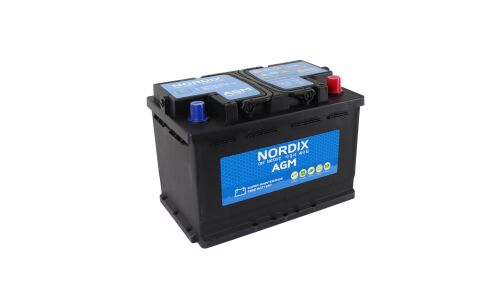 Аккумулятор Nordix LN3/L3(H6) L, 70Ач, CCA 760А, необслуживаемый, технология AGM (Китай)