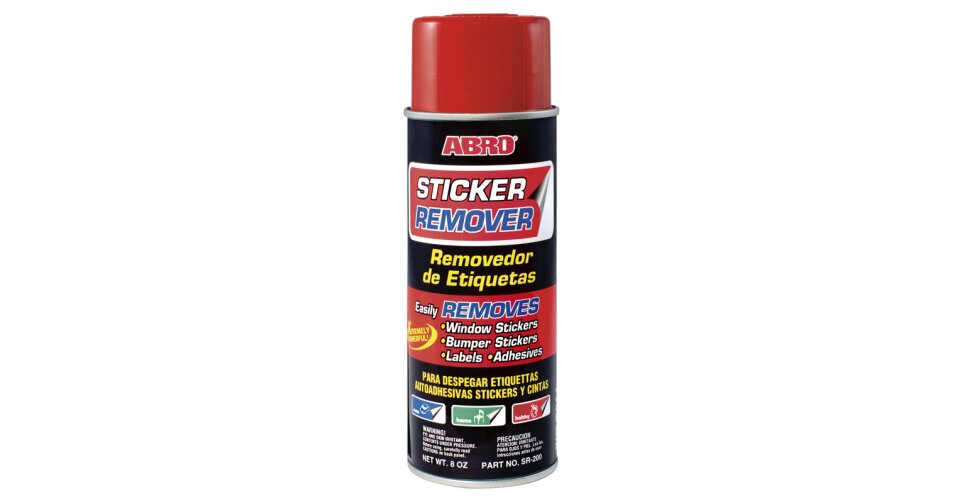 Очиститель кузова ABRO Sticker Remover, от наклеек и стикеров, аэрозоль