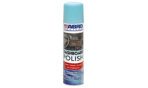 Полироль салона ABRO Masters Dashboard Polish, для пластика, винила и резины, с классическим ароматом, аэрозоль 220мл, арт. DP-633-CL