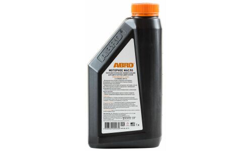 Масло для мототехники ABRO 2-Stroke Oil Premium, API TC, 2-тактное, 1л, арт. API TC