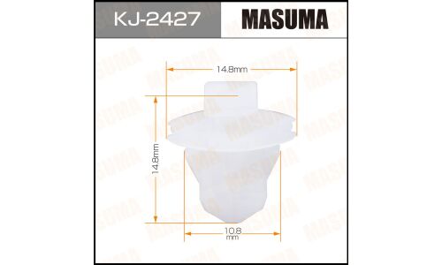 Клипса крепёжная деталей кузова Masuma, для Infiniti, Nissan, арт. KJ-2427