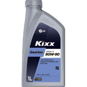 Масло трансмиссионное Kixx Geartec 80w90, полусинетическое, API GL-5, для МКПП и мостов, 1л, арт. L2983AL1E1