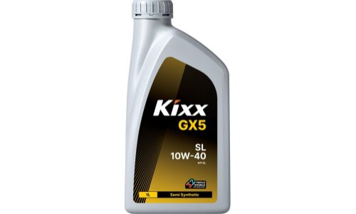 Масло моторное Kixx GX5 10w40, полусинтетическое, API SL, для бензинового двигателя, 1л, арт. L5316AL1E1