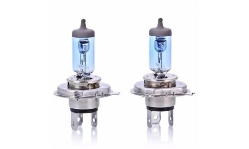 Лампа галогенная Koito White Beam Premium H4 (P43t, T16), 12В, 60/55Вт (соответствует 135/125Вт), 4500К, комплект 2 шт, арт. P0744W