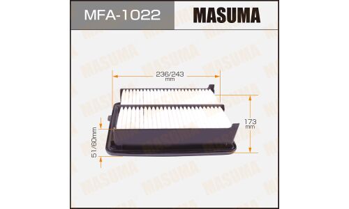 Фильтр воздушный Masuma A-899V, арт. MFA-1022