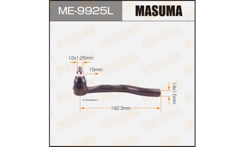 Наконечник рулевой тяги Masuma, левый, арт. ME-9925L