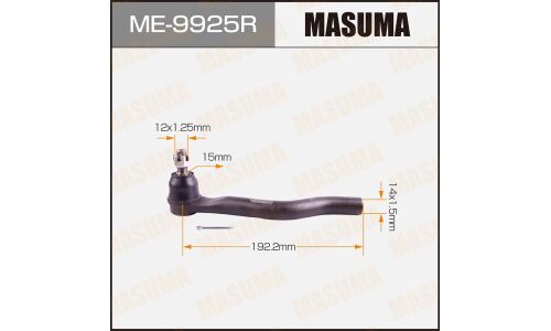 Наконечник рулевой тяги Masuma, правый, арт. ME-9925R