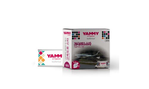 Ароматизатор на торпедо Yammy Highway Star (Цитрус и цветы), меловой, баночка, арт. S018