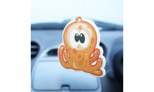 Ароматизатор подвесной Yammy «Осьминог» Orange Ade (Апельсин), картон с пропиткой, арт. C013