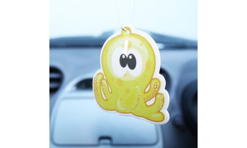 Ароматизатор подвесной Yammy «Осьминог» Squash (Свежесть), картон с пропиткой, арт. C015