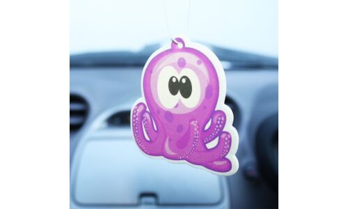 Ароматизатор подвесной Yammy «Осьминог» Fresh Berries (Свежие ягоды), картон с пропиткой, арт. C019