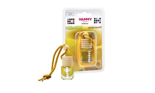 Ароматизатор подвесной Yammy Lemon Squash (Лимонная свежесть), жидкий, арт. L011