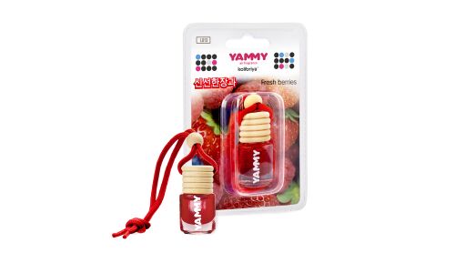 Ароматизатор подвесной Yammy Fresh Berries (Свежие ягоды), жидкий, арт. L013