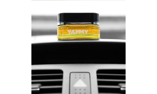 Ароматизатор на торпедо Yammy Lemon Squash (Лимонная свежесть), гелевый, флакон, арт. G011