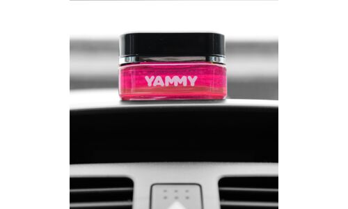 Ароматизатор на торпедо Yammy Fresh Berries (Свежие ягоды), гелевый, флакон, арт. G014