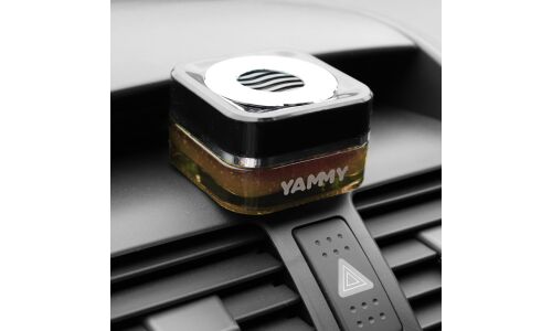 Ароматизатор на торпедо Yammy Cappuccino (Капучино), гелевый, флакон, арт. G015