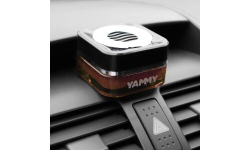 Ароматизатор на торпедо Yammy New Car (Новая машина), гелевый, флакон, арт. G016