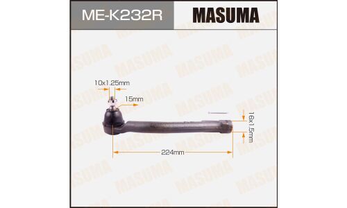 Наконечник рулевой тяги Masuma, правый, арт. ME-K232R