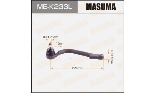 Наконечник рулевой тяги Masuma, левый, арт. ME-K233L