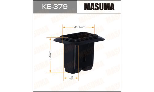 Клипса крепёжная обшивки второго ряда сидений Masuma, для Audi, арт. KE-379