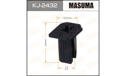 Клипса крепёжная бампера Masuma, для Lexus, Toyota, арт. KJ-2432