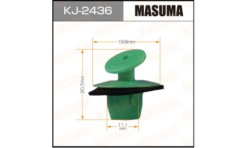 Клипса крепёжная деталей кузова Masuma, для Lexus, арт. KJ-2436