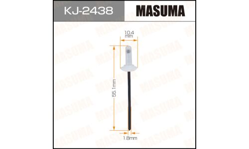 Заклёпка пластиковая крепления молдинга стекла/крыши Masuma, для Lexus, Toyota, арт. KJ-2438