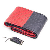 Набор для перетяжки руля CARFORT HANDMADE, экокожа, черный/красный цвет, размер M (37-39см), комплект (нить, игла) Набор для перетяжки руля CARFORT HANDMADE, экокожа, черный/красный цвет, размер M (37-39см), комплект (нить, игла)