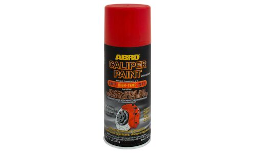 Краска аэрозольная ABRO Caliper Paint, для тормозных суппортов, термостойкая, красная, 312г, арт. CP-555-RED