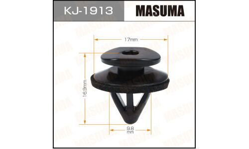 Клипса крепёжная декоративной накладки кузова Masuma, для Subaru, арт. KJ-1913