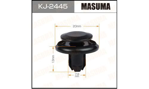 Клипса крепёжная дефлектора радиатора Masuma, для Toyota, арт. KJ-2445