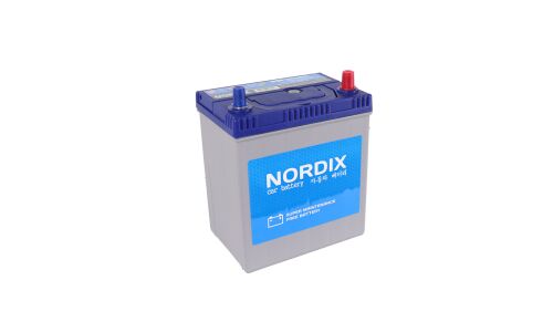 Аккумулятор Nordix 46B19L, 46Ач, CCA 370А, необслуживаемый