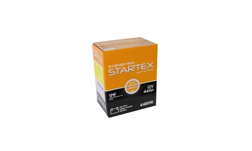 Аккумулятор Startex 44B19R, 44Ач, CCA 350А, необслуживаемый