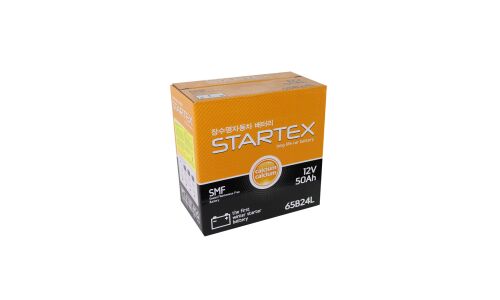 Аккумулятор Startex 65B24L, 50Ач, CCA 470А, необслуживаемый
