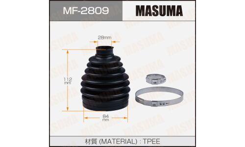 Пыльник привода Masuma, пластик, арт. MF-2809
