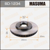 Тормозной диск Masuma передний, арт. BD-1234 Тормозной диск Masuma передний, арт. BD-1234
