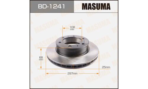 Тормозной диск Masuma передний, арт. BD-1241