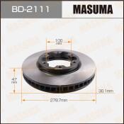 Тормозной диск Masuma передний, арт. BD-2111 Тормозной диск Masuma передний, арт. BD-2111