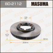 Тормозной диск Masuma передний, арт. BD-2112 Тормозной диск Masuma передний, арт. BD-2112