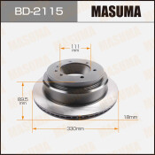 Тормозной диск Masuma задний, арт. BD-2115 Тормозной диск Masuma задний, арт. BD-2115